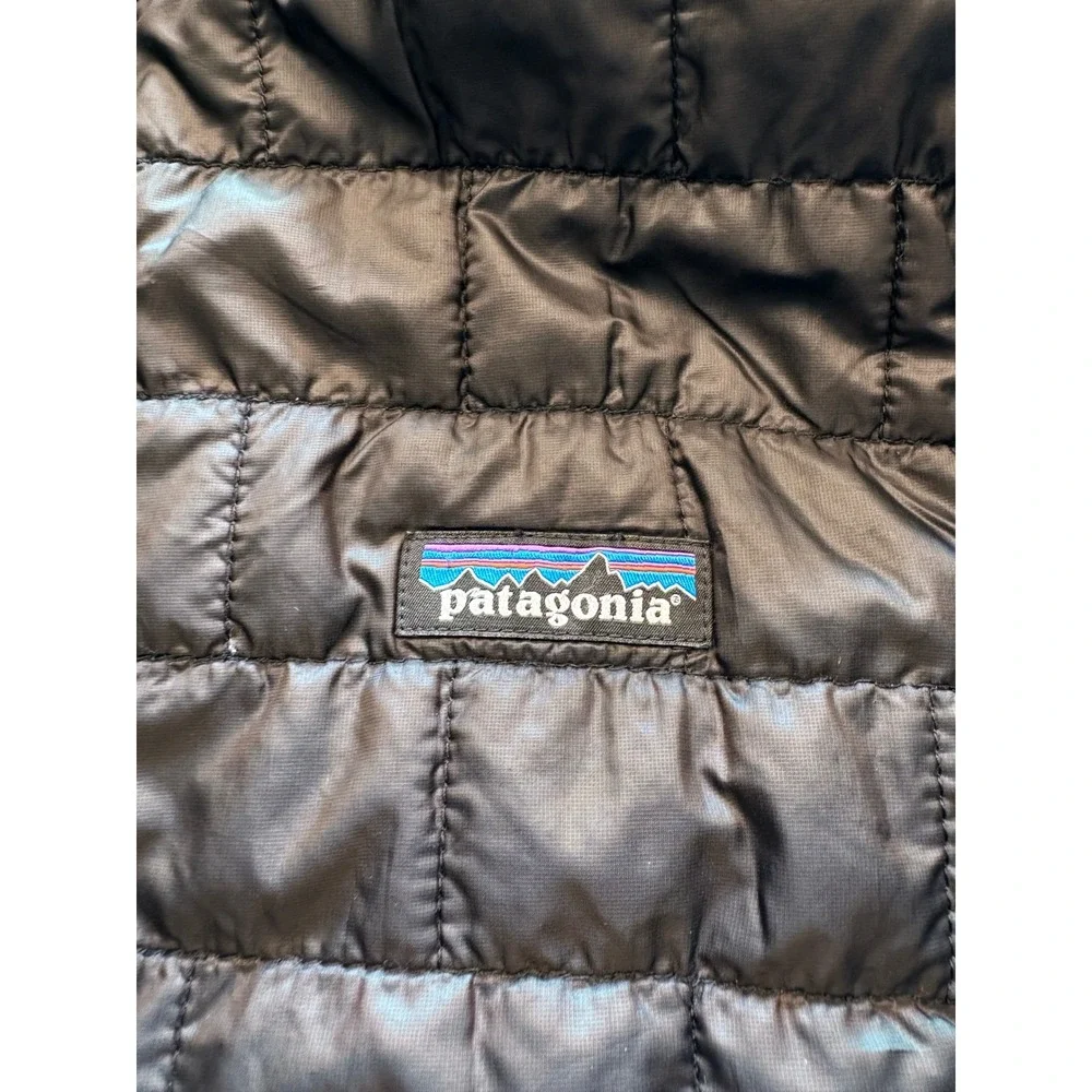 Patagonia Nano Puff Vest Womens Medium Black Primaloft Insulated 84247 SP19